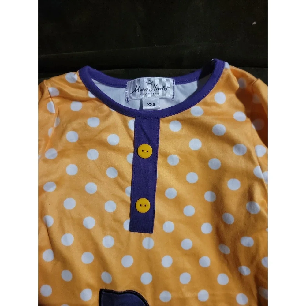 Marie nicole boutique dress and leggings boo Halloween xxs 6 12 months